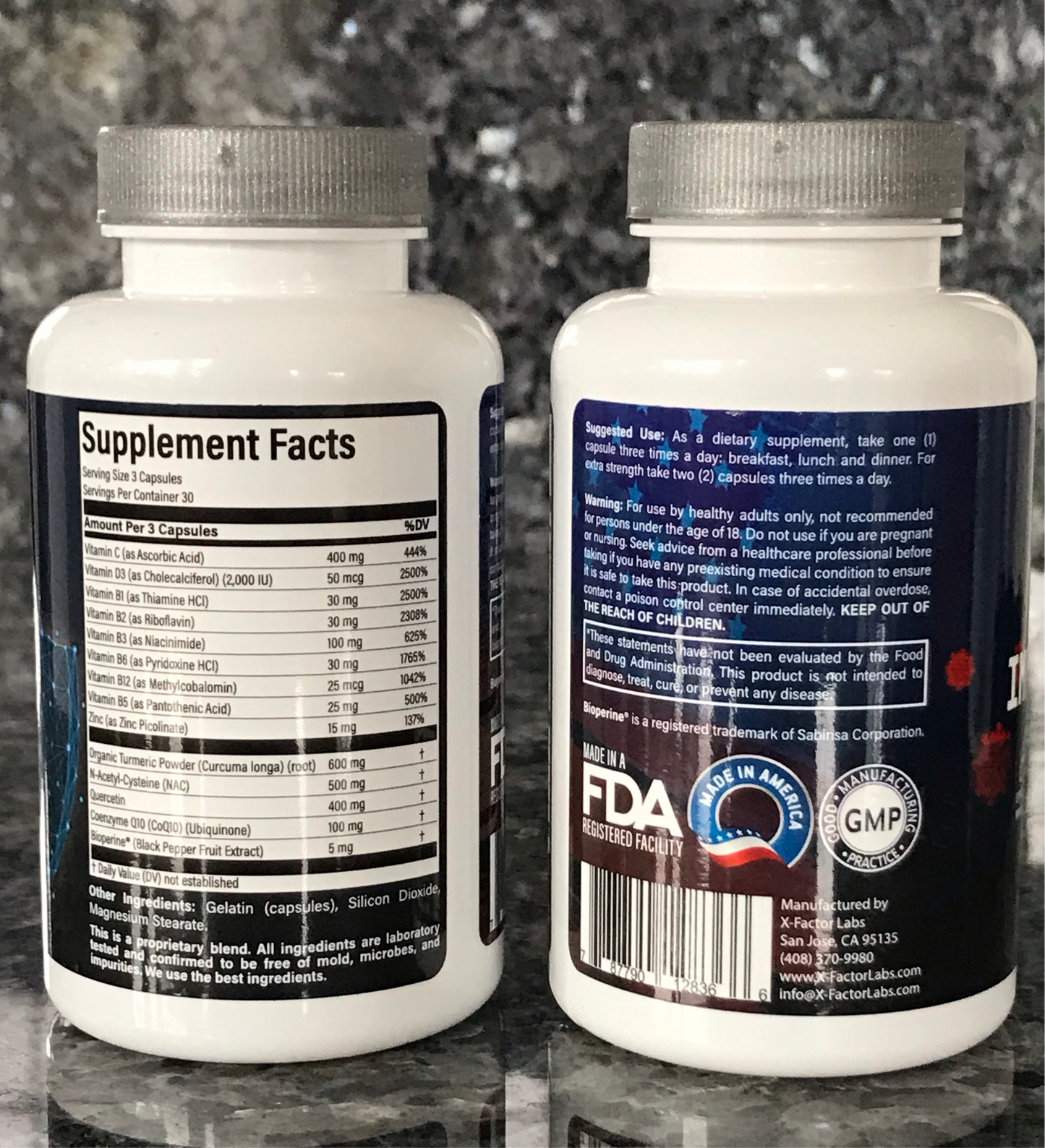 Immune Boost™ by X-Factor Labs: 2 Bottles (60 day supply)